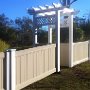 FP-HEA White Posts Tan Infills (1220mm High)